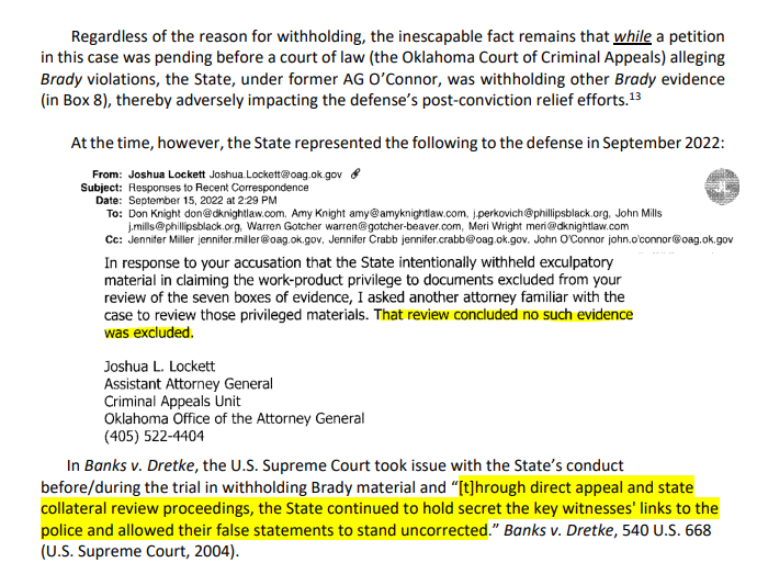 Lockett Email - Page 3 of the 5th Supplemental Report - Reed Smith